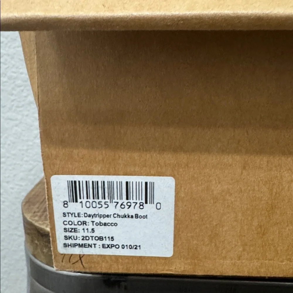 Nisolo Day Tripper Leather Chukka Boots Tobacco Size 11.5 NEW